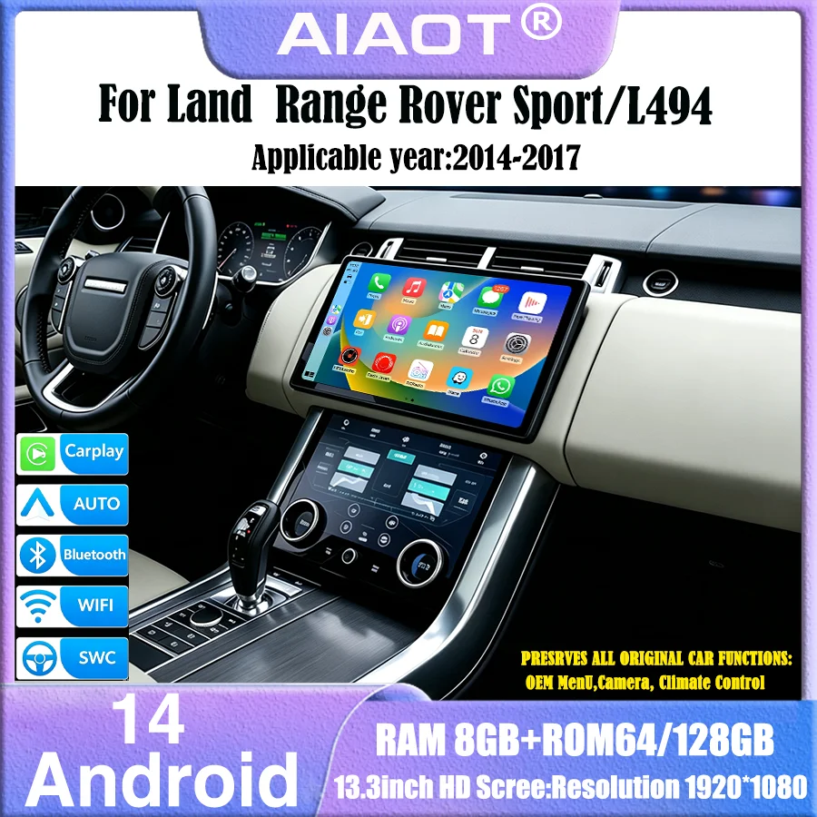 Khadas Vim4 8Gb - Para Land Rover Sport/L494, modelos 2014-2017: