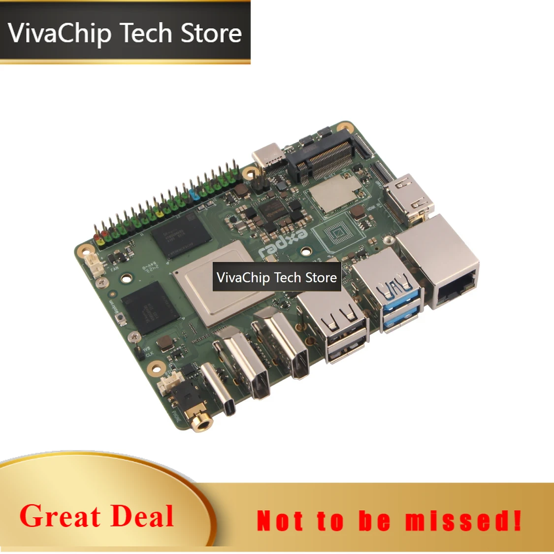 Khadas Vim4 8Gb - VivaChip TechRadxa ROCK 5B+ con CPU