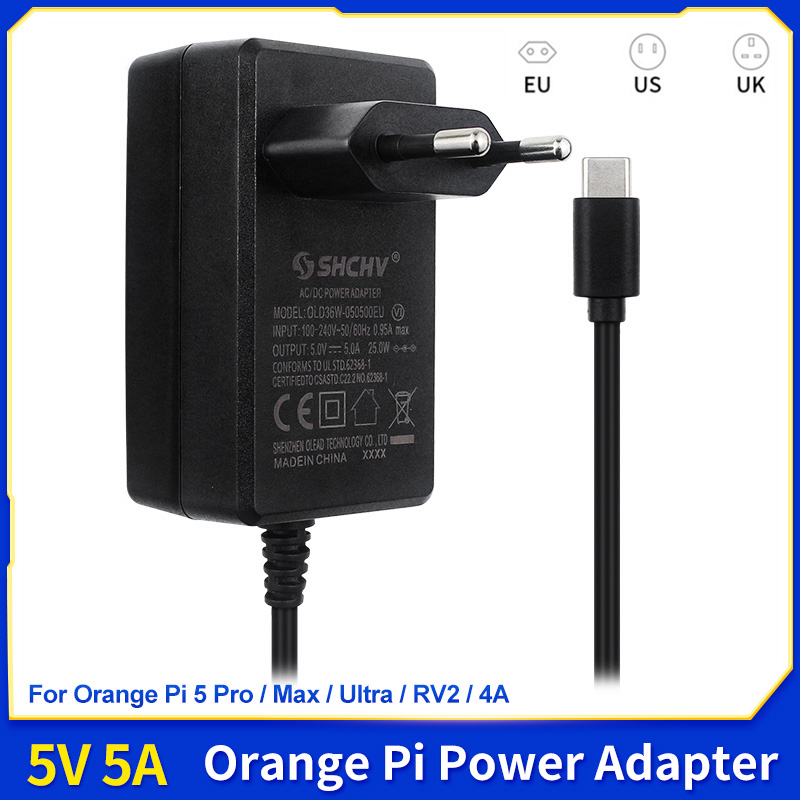 Adaptador de corriente USB tip - Banana Pi Bpi-M5 reseña y precio
