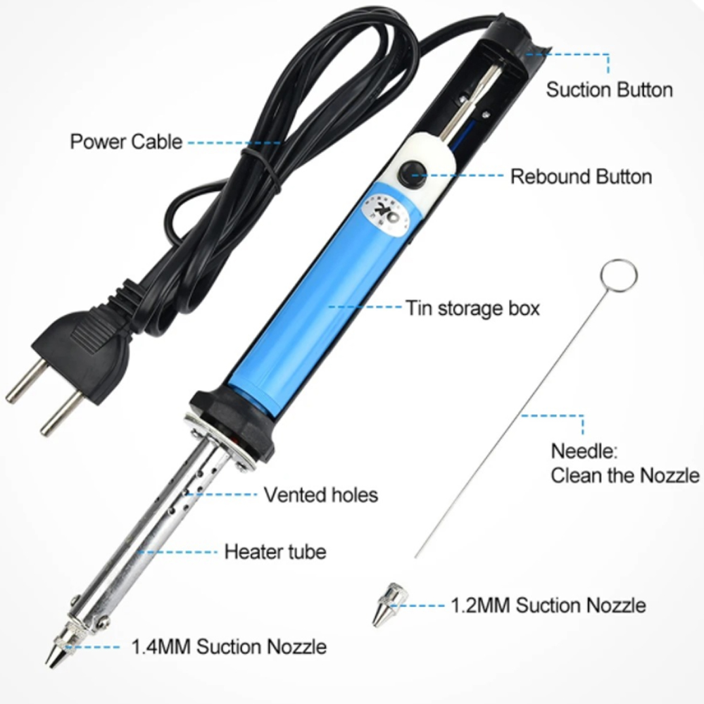 110V 220V 30W desoldador eléct - Desoldering Gun Vacuum Electric reseña y precio