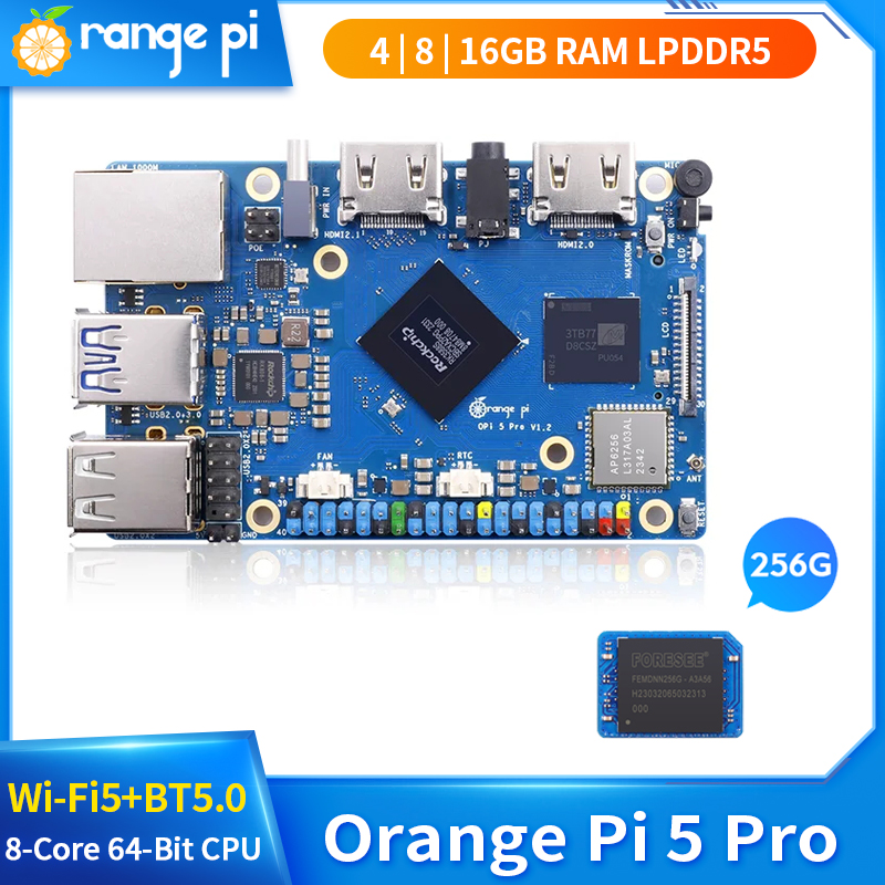 Orange Pi 5 Pro 16 8 4GB RAM L - Orange Pi 5 Plus 16Gb reseña y precio